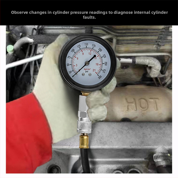 Σετ μέτρησης πίεσης κυλίνδρου αυτοκινήτου και μοτοσικλέτας με ράβδο επέκτασης για οικιακή χρήση