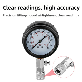 Σετ μέτρησης πίεσης κυλίνδρου αυτοκινήτου και μοτοσικλέτας με ράβδο επέκτασης για οικιακή χρήση