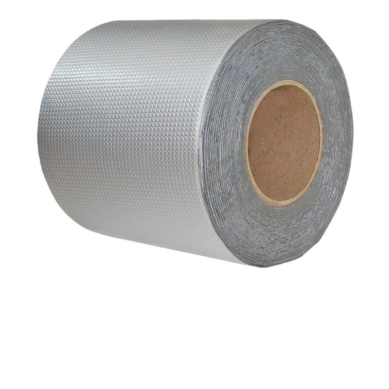 Savarankiškai lipanti aliuminio folijos bütilio juosta, modelis 007, atspari vandeniui remontui stogams ir vamzdžiams