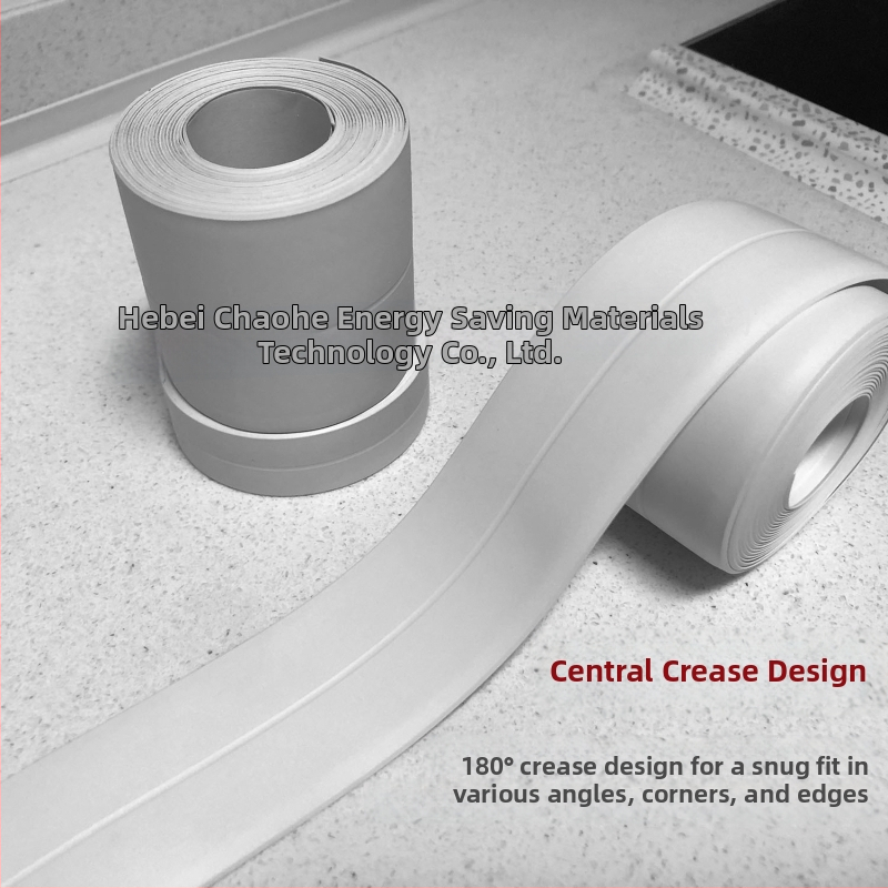 PVC самозалепваща лента за кухненски и баня фуги, водоустойчива и против мухъл, модерен стил