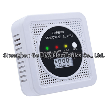 Комбиниран детектор за въглероден оксид и дим, 360° детекция, проводен, стенен монтаж, обхват 30 m², захранване 4.5V