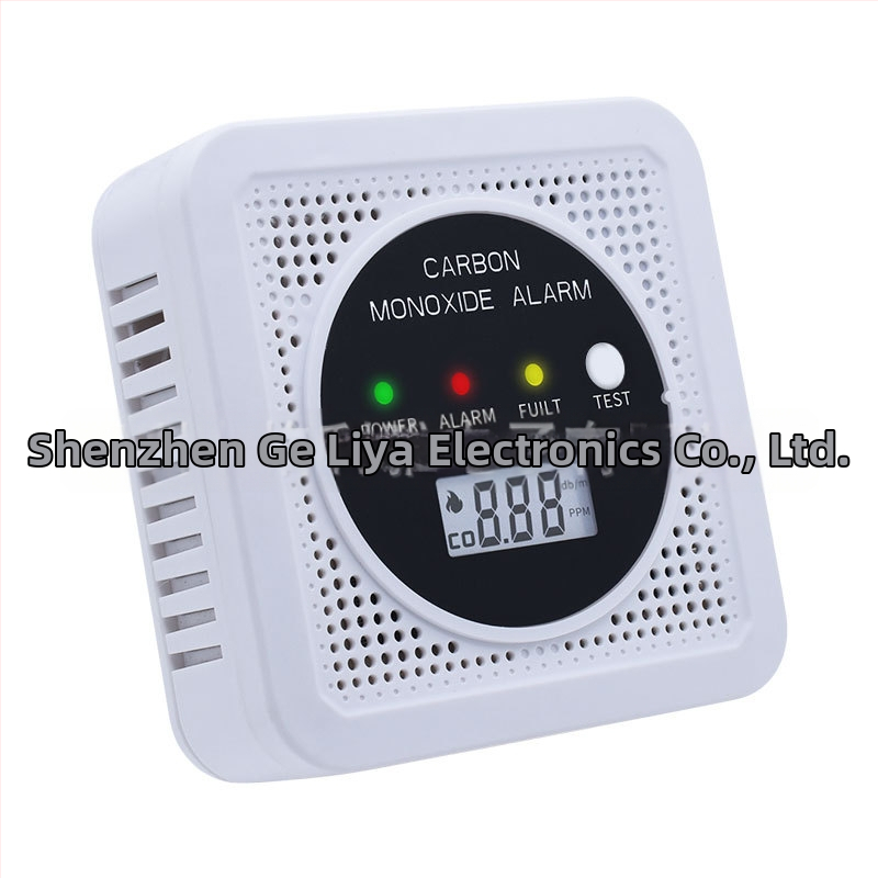 Комбиниран детектор за въглероден оксид и дим, 360° детекция, проводен, стенен монтаж, обхват 30 m², захранване 4.5V