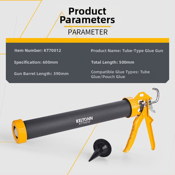 Пистолет за лепило KATA, метален корпус, серия Glass glue gun