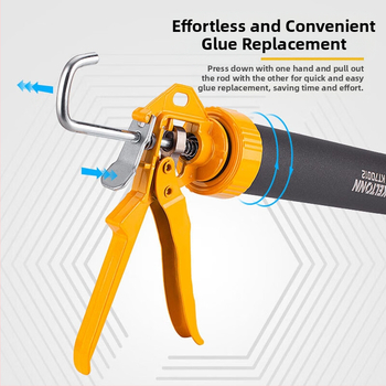 Пистолет за лепило KATA, метален корпус, серия Glass glue gun