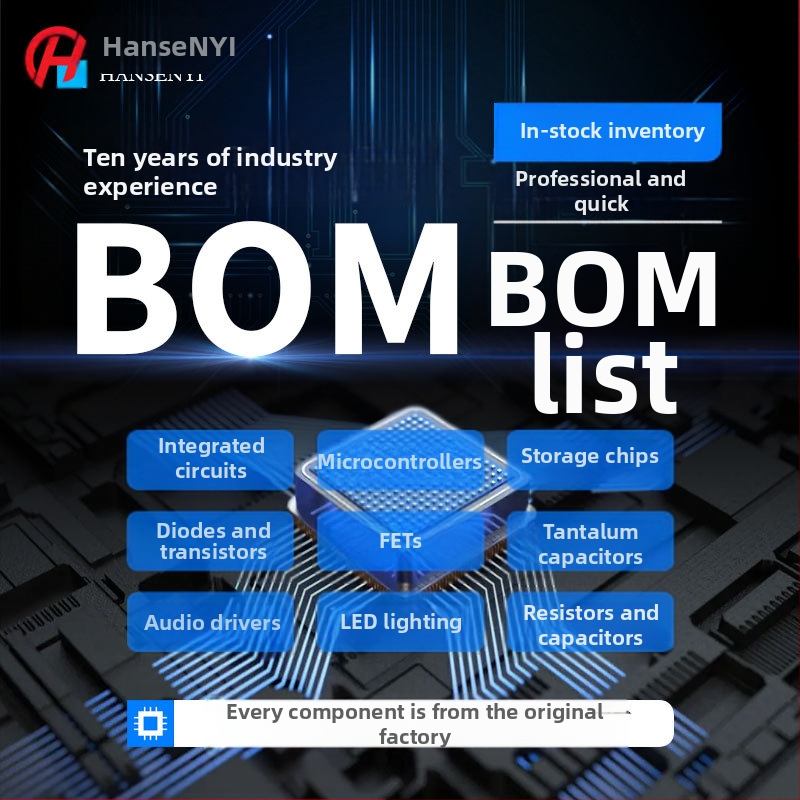 Hansenyi комплект електронни компоненти: IC чипове, диоди, микроконтролер, резистори, кондензатори