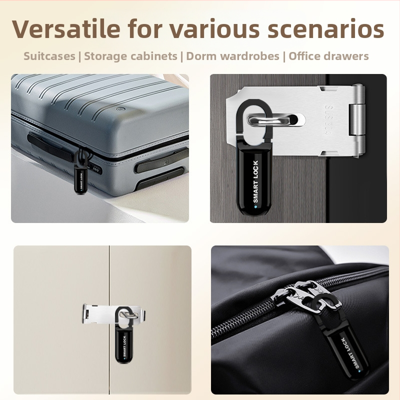 Домашна ключалка – Тип Е, сплавна стомана, за чанти, раници и шкафове, модерен минималистичен стил