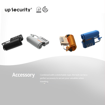 Μηχανικό λουκέτο με κωδικό 814HP για τσάντες, ντουλάπια γυμναστηρίου και αποθηκευτικούς χώρους; κράμα ψευδαργύρου; 3.8 mm πάχος κλειδαριάς; 12 mm απόσταση μπάρων