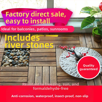 Карбонизирана борова дървена настилка, високо качество, пасторален стил