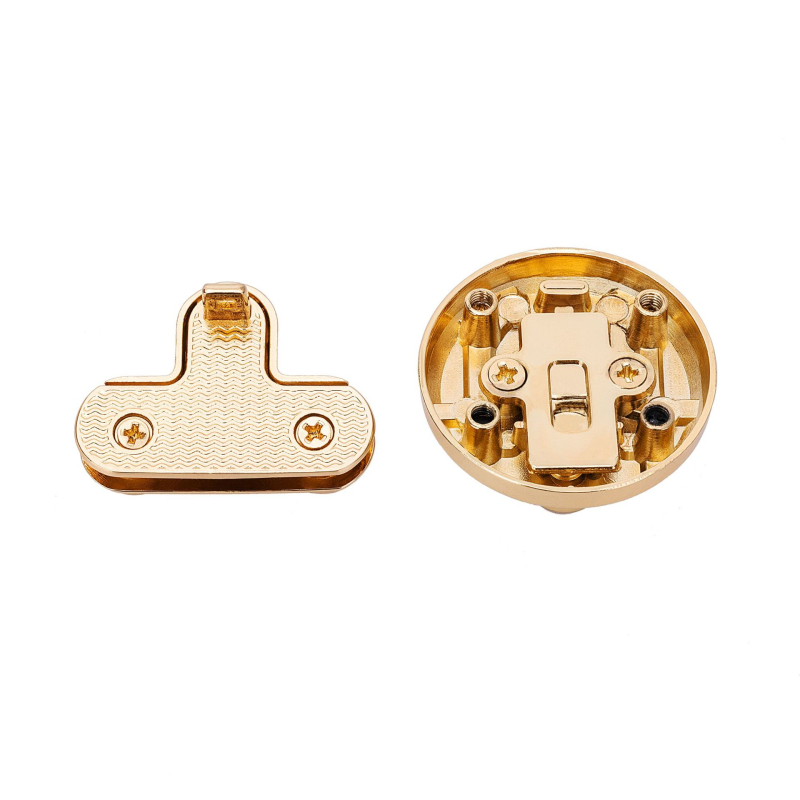 Tuoyou Hardware Метална кръгла заключалка за чанти – Push Lock за дамски чанти и чанти през рамо