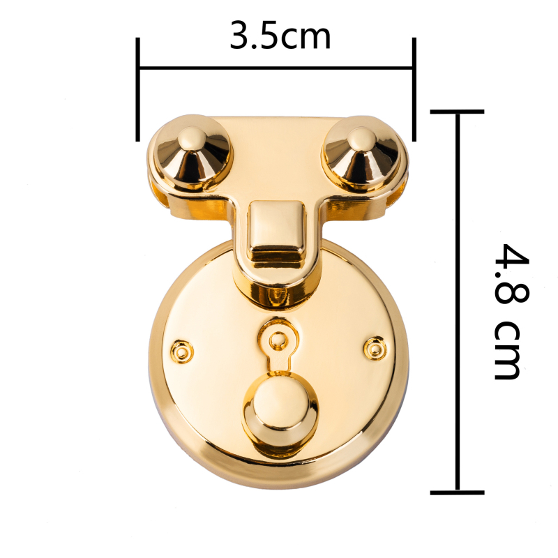 Tuoyou Hardware Метална кръгла заключалка за чанти – Push Lock за дамски чанти и чанти през рамо