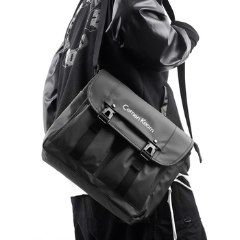 Мъжка месинджър чанта за през рамо, стил street trend, от Oxford плат с подплата от найлон, голям капацитет, подходяща за бизнес пътуване