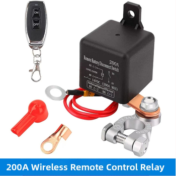 200A belaidis nuotolinio valdymo automobilio išjungimo jungiklis – relė