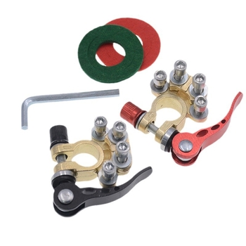 Автомобилна клема за батерия с мултидупкова щипка за свързване – модел Battery pile head, марка Battery clamp multi-hole wiring battery clamp, за общи модели; съвместимо с: други