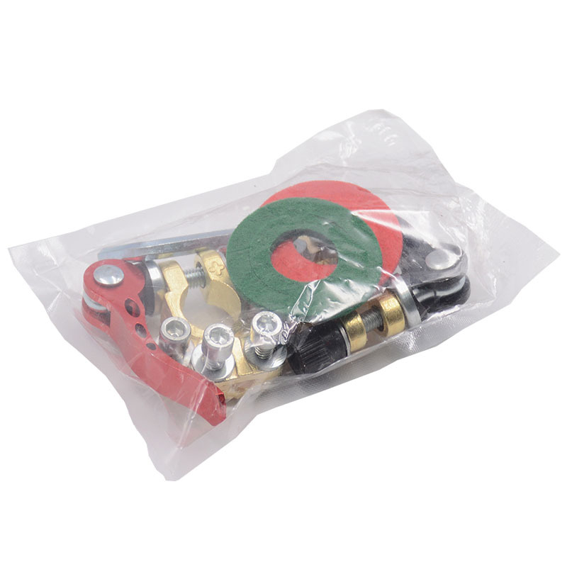 Autóakkumulátor-klemmus – többnyílású vezetékcsipesz, modell Battery pile head, márka Battery clamp multi-hole wiring battery clamp, általános modellekhez illeszkedik; kompatibilis: egyebek