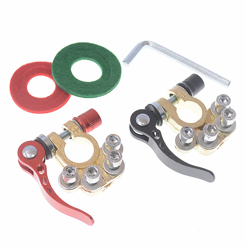 Autóakkumulátor-klemmus – többnyílású vezetékcsipesz, modell Battery pile head, márka Battery clamp multi-hole wiring battery clamp, általános modellekhez illeszkedik; kompatibilis: egyebek