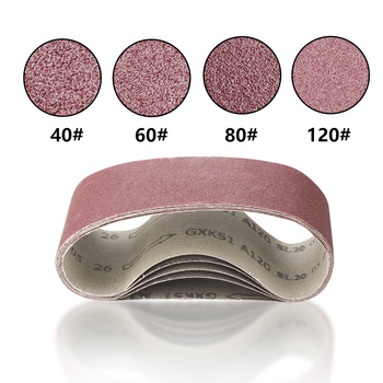 Asahikawa 5 gab abrazīvās lentes komplekts slīpēšanai ar lentes slīpmašīnu