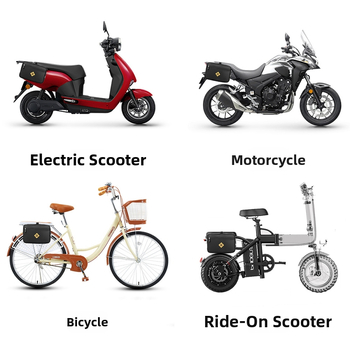 YA502 PU odinė šoninė kuprinė galinio sėdynės laikikliui dvirčiams/e-dvirčiams/motociklams, 4.5L vandeniui atspari saugykla