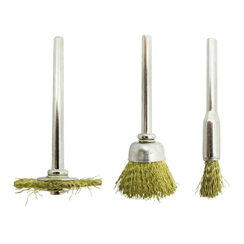 Σετ 36 βούρτσες από χαλκό σύρμα και μεταλλικό σύρμα για ξυλογλυπτική και γυάλισμα καρυδιού, με κεφαλές τύπου μπολ και Τ-σχήματος