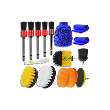 Βούρτσα για ηλεκτρικό τρυπάνι για detailing αυτοκινήτου (σετ 16 τεμαχίων, μάρκα Owl, υλικό PP)