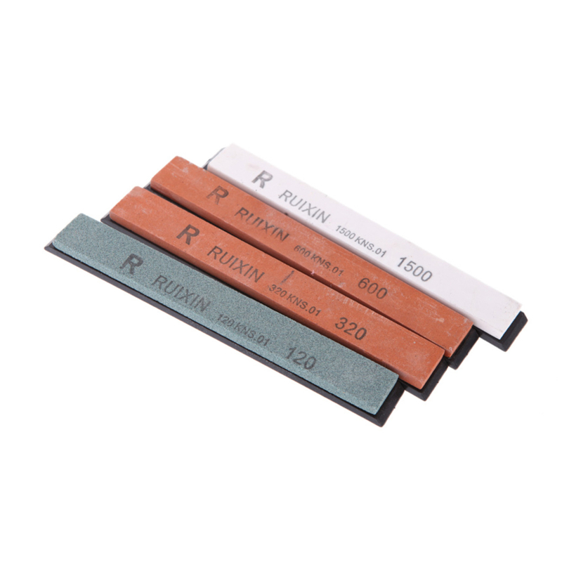 Kryžinis nerūdijančio plieno peilių galandimo įrankis, patobulintas fiksuoto kampo dizainas, profesionaliam virtuvės naudojimui, su 4 galandimo akmenimis, deimantiniai abrazyvai