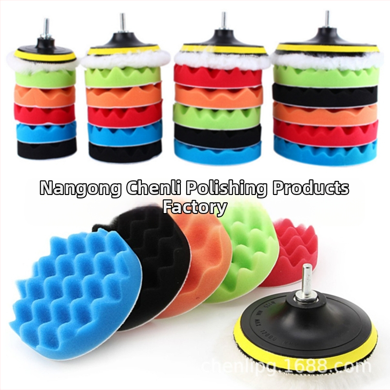 Chenli Velveta aizmugures polirēšanas sūklis rites, pašlīmējošs, graudi T40–T80