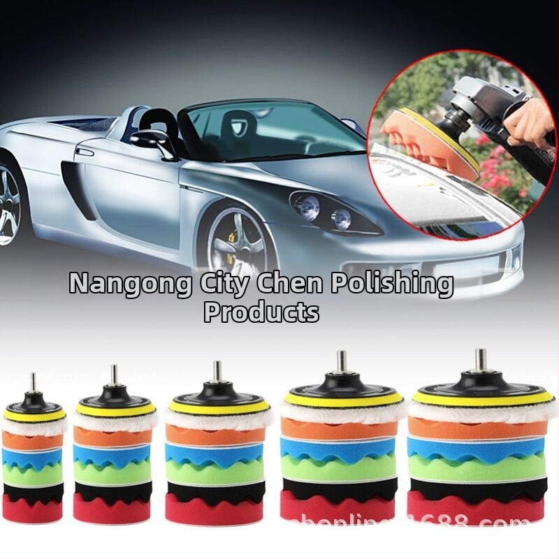 Chenli Velvet-Back гъбена полировъчна шайба за автомобил, самозалепваща, зърнистост T40–T80