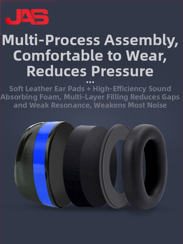 Juansi EM588 ушна маска – шумопоглъщащи ушни предпазители за сън, индустриално ниво намаляване на шума