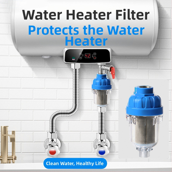 Nerūdijančio plieno išankstinis filtras vandeniui, mažas filtras, išankstinė filtracija, šalina kalcio nuosėdas, rūdą ir nuosėdas