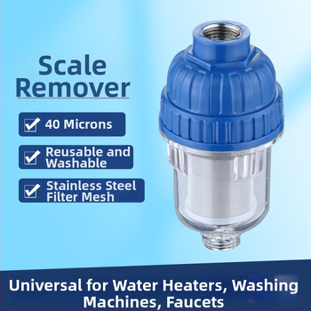 Nerūdijančio plieno išankstinis filtras vandeniui, mažas filtras, išankstinė filtracija, šalina kalcio nuosėdas, rūdą ir nuosėdas