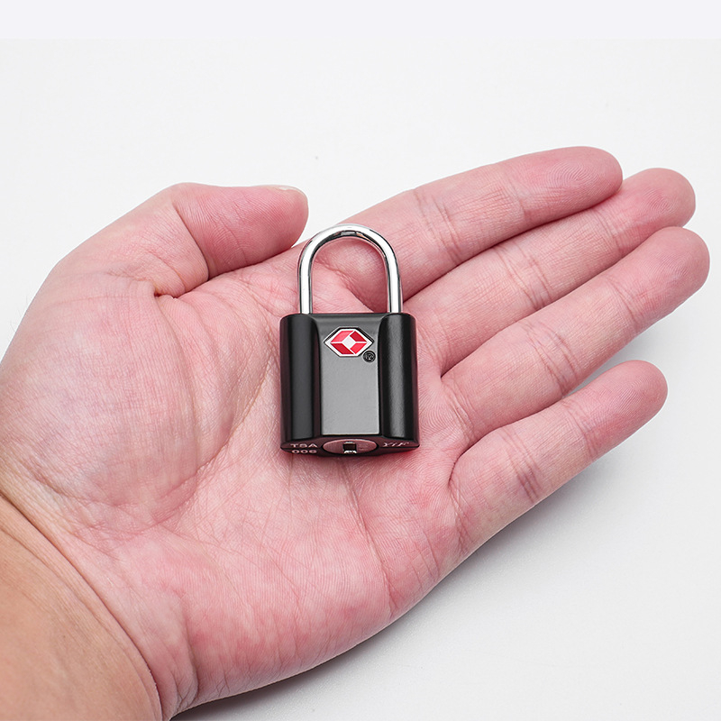 Yongfeng TSA bagažinės spyna, mini kelioninis užraktas, cinko lydinys, TSA006, apsauga nuo vagių