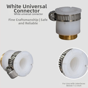 Vandens valymo filtras jungtis, modelis syp-01, medžiaga silikono-ABS, tinkama čiaupui, universalus adapteris