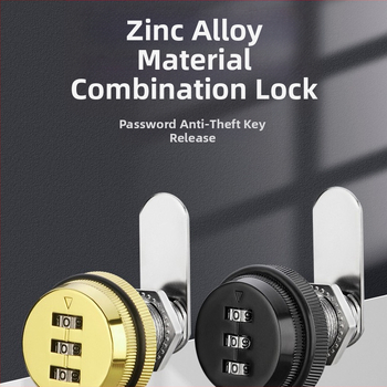 Κλειδαριά κωδικού από κράμα ψευδάργυρου για ντουλάπες και συρτάρια – Μοντέλο 103, κατάλληλη για ντουλάπες, συρτάρια, ντουλάπια για παπούτσια, ντουλάπες αρχείων και γυάλινες ντουλάπες, μοντέρνο μινιμαλιστικό στυλ