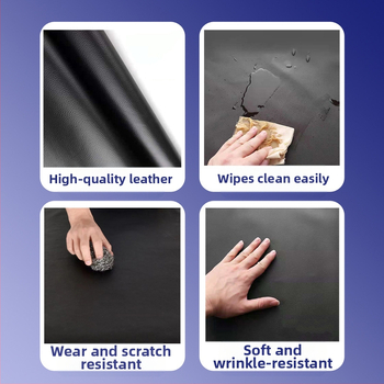 Ποδιά από PU δέρμα, αδιάβροχη, χωρίς μανίκια, μοντέρνος μινιμαλισμός