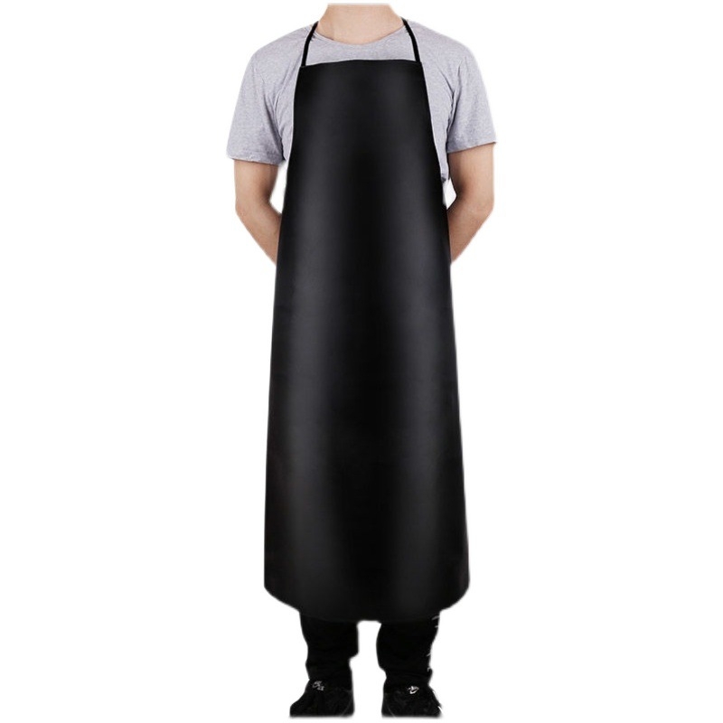 PU bőr kötény, vízálló, ujj nélküli, modern minimalist stílus