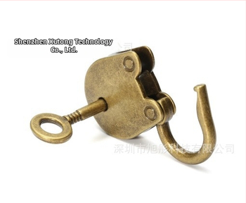Bear Bag Padlock – Geležis, Antikinio stiliaus, Dekoratyvinis aksesuaras