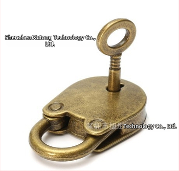 Bear Bag Padlock – Geležis, Antikinio stiliaus, Dekoratyvinis aksesuaras