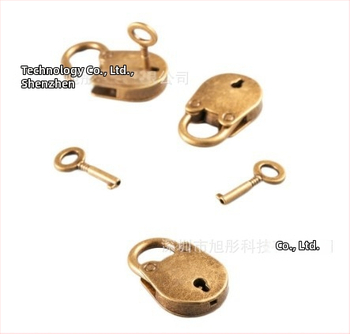 Bear Bag Padlock – Geležis, Antikinio stiliaus, Dekoratyvinis aksesuaras