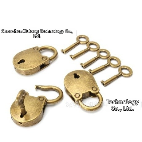 Bear Bag Padlock – Geležis, Antikinio stiliaus, Dekoratyvinis aksesuaras