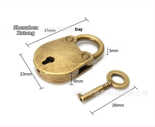 Bear Bag Padlock – Желязо, античен стил, декоративен аксесоар