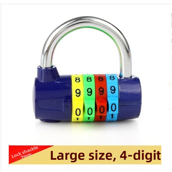 Κλειδαριά συνδυασμού από κράμα ψευδαργύρου, 4/5 ψήφια, μοντέλο 206, κατάλληλη για ντουλάπες και πόρτες, πάχος μοχλού 7