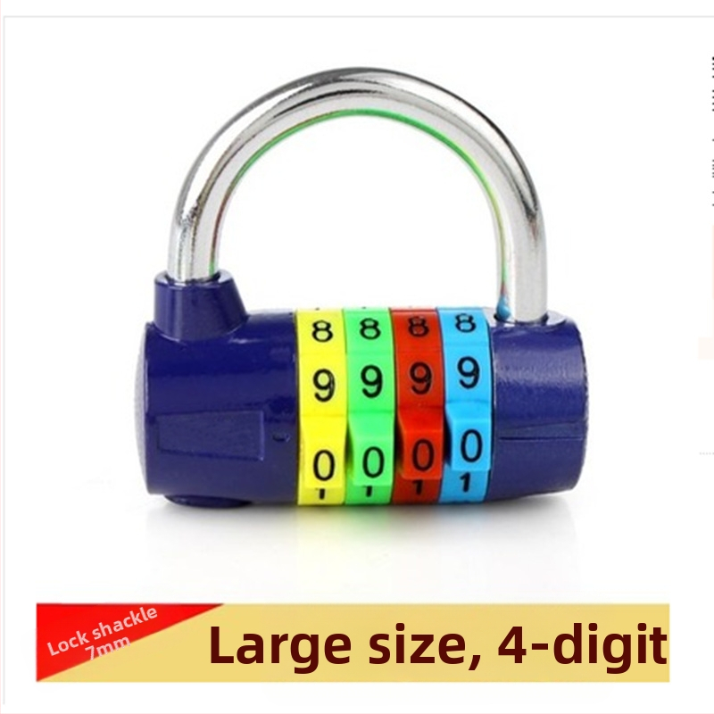 4/5-цифрен катинар от цинков сплав за гардероб и врати, модел 206, дебелина на заключващата пръчка 7