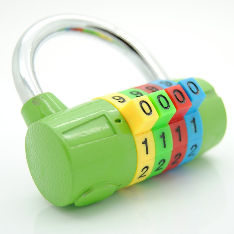 Κλειδαριά συνδυασμού από κράμα ψευδαργύρου, 4/5 ψήφια, μοντέλο 206, κατάλληλη για ντουλάπες και πόρτες, πάχος μοχλού 7