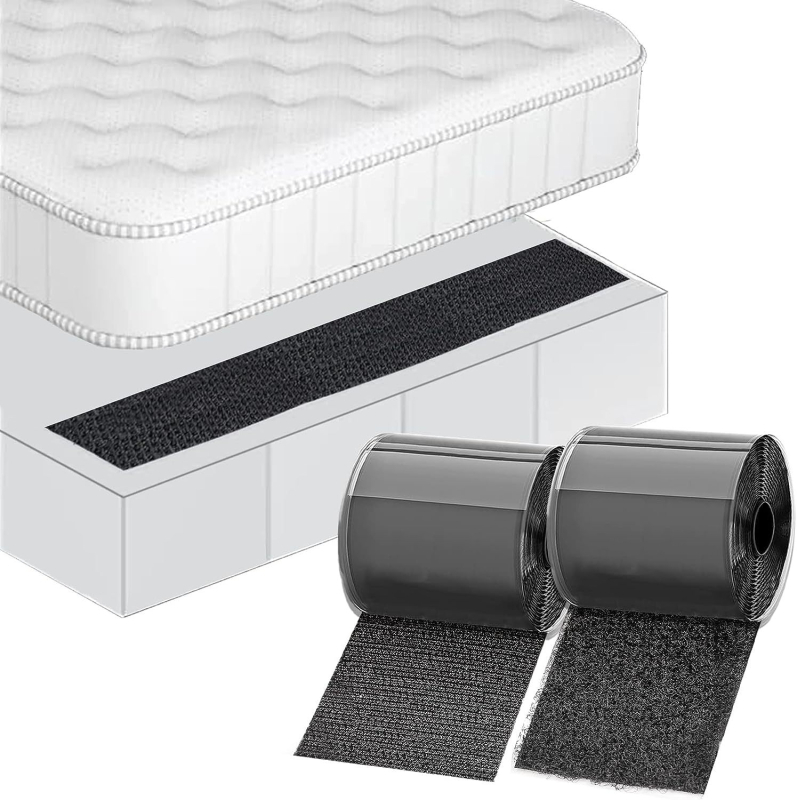 Велкро лента за фиксиране на покривки, дивани, чаршафи и килими – Тип: смесено Velcro; Материал: смесен; Състав: найлон + полиестер; Приложение: домашен текстил; Марка: Friedrich