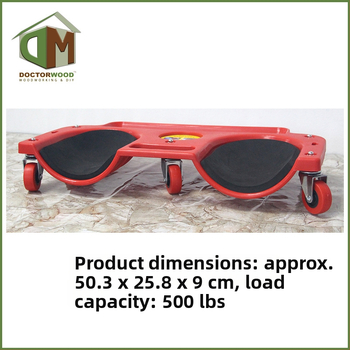 Мултифункционална подложка за колене с въртящи се колела за дърводелство