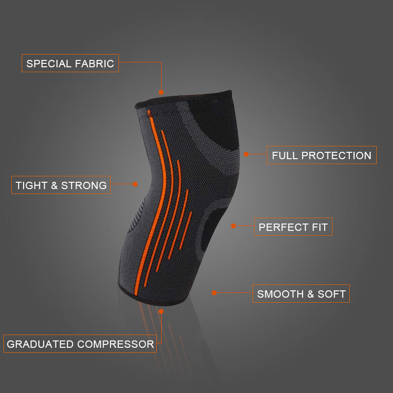 Masite nylon térdvédők felnőtteknek - védelem edzéshez, hegymászáshoz, kosárlabdához és futballhoz