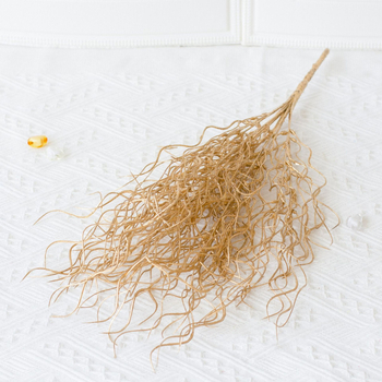 Διακόσμηση Dragon Beard Grass, 12-Head, ποικιλία Asparagus Grass, πλαστικό, έγχυτη χύτευση, για γάμους και φωτογραφικά props