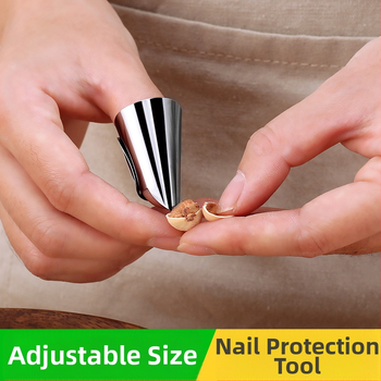 Ξεφλουδιστής καρυδιών και edamame με προστασία δακτύλων — ανοξείδωτο ατσάλι 304, για απολέπιση, εργαλείο κουζίνας, προσαρμοσμένο λογότυπο