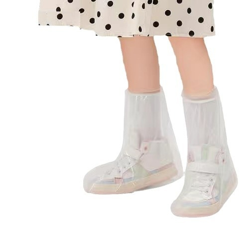 Αδιάβροχα καλύμματα παπουτσιών μιας χρήσης με μακρύ σωλήνα, ελαστική εφαρμογή, από πλαστικό (EVA/καουτσούκ), κατάλληλα για ενήλικες και παιδιά