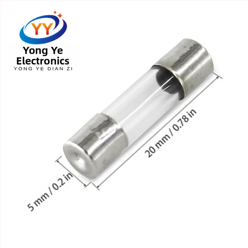 YONGYE стъклен предпазител, 0,2A–20A, смесен комплект, 100 броя