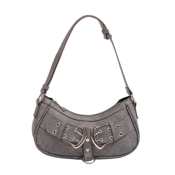 CHARHP&KEJNT Geantă crossbody din PU, formă orizontală pătrată, închidere cu fermoar, buzunar pentru telefon